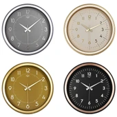 GALAXY PREMİUM  1975-FG-AC-TA-KR SERİSİ  DUVAR SAATİ  KASA=SİYAH-İ.YEŞİL-GOLD-FÜME ÇERÇEVE:BAKIR-GOLD-KREM-GRİ - 37 CM (5314) - 1