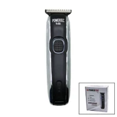 SAÇ SAKAL ENSE ÇİZİM TRAŞ MAKİNESİ  HIZLI USB ŞARJLI - ŞARJ GÖSTERGELİ - T BIÇAK - KROM KAPLAMA GÖVDE TR-858C (5314) - 1