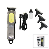 USB ŞARJLI - LCD GÖSTERGELİ SAÇ KESME TRAŞ MAKİNESİ GÖVDE KROM KAPLAMA SHC-1903 (5314) - 1