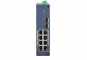 Dahua CHS4210-8GT-110 8 Port Poe 2 Port SFP Gigabit Yönetilebilir PoE Switch 110W thumbnail 2
