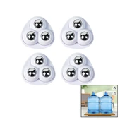 4 PCS 3 BİLYA TEKERLEKLİ MOBİLYA EŞYA TAŞIMA APARATI 360 DERECE (5314) - 1
