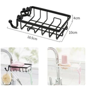 Paslanmaz Çelik Mutfak Banyo Musluğuna Sabitlenebilir Sabunluk (5314) - 2