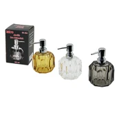 TOMBUL YUVARLAK - PRİZMA ŞEFFAF - RENKLİ AKRİLİK - MİKA KRİSTAL SIVI SABUNLUK 180ML (5314) - 1