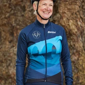 Santini Deep Winter Termal Erkek Kışlık Bisiklet Forması Richmond Cycles 9C216075DEEP thumbnail 2