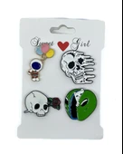 Kamp Çantası - Sırt Çantası - Terlik Süsü Charm Terlik 4'lü Jibbitz Aksesuar Model 7 thumbnail 2