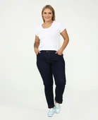 IŞŞIL 540-Büyük Beden Bilek Boy Esnek Kot Pantolon - 6