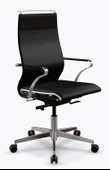 Ergolife Synchrosit Well Ergonomik Ofis Sandalyesi | Siyah, Deri Çalışma Sandalyesi - 265.5D.1.544 - 1