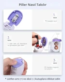 ShopyTech Temassız Kızılötesi Ateş Ölçer 1 Saniyede Ölçüm 3 Renkli Ateş Uyarısı Oda/Nesne Modu C/F 32 Hafıza  CE thumbnail 3