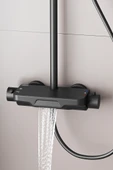 Perla Termostatik 3 Yönlü Duş Kolonu-Siyah thumbnail 2