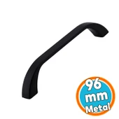 Metal Mutfak Mobilya Çekmece Mutfak Dolap Dolabı Kulpları Kapak Kulbu 9.6 cm Kulp 96 mm Siyah thumbnail 1