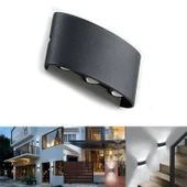 Uranüs Amber Işık Ledli Dekoratif Işık Süzmeli İç Dış Mekan Modern Aplik thumbnail 5