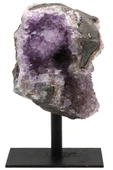Ametist Doğal Taş Standlı Ham Parça - 581 Gr. thumbnail 1