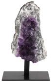 Ametist Doğal Taş Standlı Ham Parça - 474 Gr. thumbnail 1