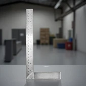 Alüminyum 25 cm 10 inch Kaynakçı L Gönye Marangoz Fayansçı Kaynakçı L Cetveli thumbnail 2