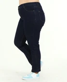 IŞŞIL 540-Büyük Beden Bilek Boy Esnek Kot Pantolon - 9