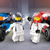 LEGO 60464 City F1 Williams Racing ve Haas F1 Yarış Arabaları thumbnail 2