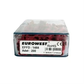 Eurowest 0,50-1,50mm Tam İzoleli Dişi Faston Kablo Ucu ( 1 Kutu 200 Adet ) thumbnail 1