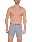 Berrak 1099 Erkek Boxer Pamuklu Penye Düğmeli Havlu Bel Rahat 3'lü Set thumbnail 2