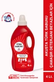 AKUSTA Türk Sabunu Beyazlar İçin Çamaşır Deterjanı 4 lt thumbnail 1