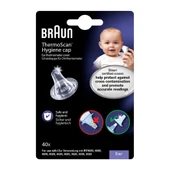 Braun Kulaktan Ateş Ölçer Yedek Lens Filtresi - Hijyenik Tek Kullanımlık LF40, Yüksek Hassasiyetli, 40 Adet (Endüstriyel ve Ev Kullanımı için) thumbnail 3