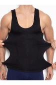 Form Angel Secret Moda Siyah Erkek Göbek Bel Karın Korsesi Atlet Korse thumbnail 1