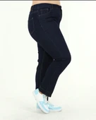 IŞŞIL 540-Büyük Beden Bilek Boy Esnek Kot Pantolon - 8