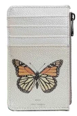 Kadın Beyaz Cüzdan - Moths and Butterflies Tasarım thumbnail 1
