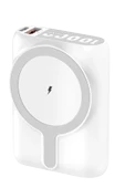 Fuchsia J31 10.000 mAh 20W PD Magsafe Powerbank - Beyaz thumbnail 1