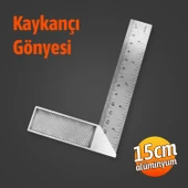 Alüminyum 15 cm 6 inch Kaynakçı L Gönye Marangoz Fayansçı Kaynakçı L Cetveli thumbnail 3