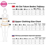 Büyük Beden Çiçek Motifli Oversize Kışlık Pamuklu İkili Alt Üst Kadın Takım thumbnail 5