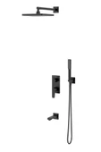 Teska Ciera Pro Üç Yönlü Duş Seti-Full Siyah thumbnail 1