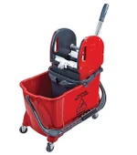 Omnipazar UCTM HTS731 Mimoza Hünerli Tekerlekli Temizlik Seti Plastik Presli - 2