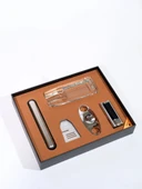 AlsepeteAvm Çakmak Kesici Tüp Küllük Sehpa Beşli Gümüş Puro Seti CST0268 thumbnail 2