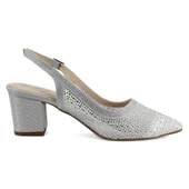 Beety 4030 25KA Kadın Abiye Ayakkabı Gümüş thumbnail 3