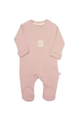 Bistyle Style Natural Fermuarlı Bebe Tulum 15115 Pembe - 1