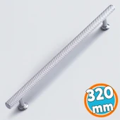 Mobilya Çekmece Mutfak Dolabı Dolap Kulpları Kapak Kulpu Kulbu Metal Kulp 320 mm Krom Renk thumbnail 1
