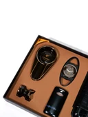 AlsepeteAvm Çakmak Kesici Kılıf Küllük Sehpa Beşli Siyah Puro Seti CST0261 thumbnail 3