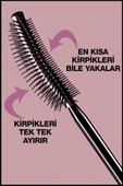 Maybelline New York Lash Sensational Yelpaze Etkili Suya Dayanıklı Siyah Maskara thumbnail 3