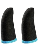 Pubg Parmaklık Eldiven Fiber Oyuncu Eldiveni Anti-Ter Parmak Kılıf 1 Çift thumbnail 2