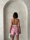 Vnlu fırfırlı şort s24683 thumbnail 5