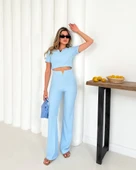 V aksesuarlı ottoman takım mavi s255850 thumbnail 1