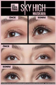 Maybelline New York Lash Sensational Sky High Maskara Siyah thumbnail 3