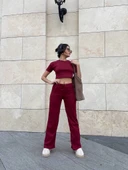 Bol paça pantolonlu alt üst takım thumbnail 3