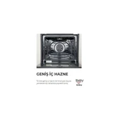 Silverline 3'lü Beyaz Cam Ankastre Set (3490 Oslo 60 BEYAZ+CS5335W01+BO6502W02) thumbnail 6