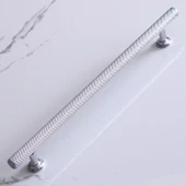 Mobilya Çekmece Mutfak Dolabı Dolap Kulpları Kapak Kulpu Kulbu Metal Kulp 320 mm Krom Renk thumbnail 3