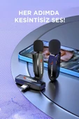 Torima WM-01 Siyah Type-C Uyumlu 360° Ses Algılama Özelikli Kablosuz Yaka Mikrofonu thumbnail 3