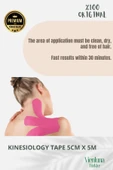 High Quality Waterproof Breathable Athletic Elastic Muscle Pain Kinesiology Tape thumbnail 4