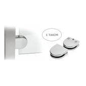 Osena Cam Tutucu Metal Krom 6-8 mm Ayarlı 1 Takım thumbnail 1