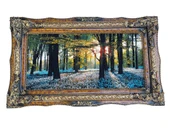 Güneşin Dokunuşu Adlı İran Tebriz Halı Tablo 123x75cm - Duvar Halı Kilim Tablo thumbnail 1