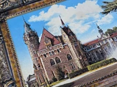 Moszna Castle Adlı İran Tebriz Halı Tablo 123x75cm - Duvar Halı Kilim Tablo thumbnail 4